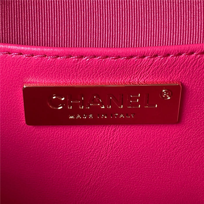 Chanel STAR HANDBAG Lambskin & Gold-Tone Metal AS4579 Fuchsia A