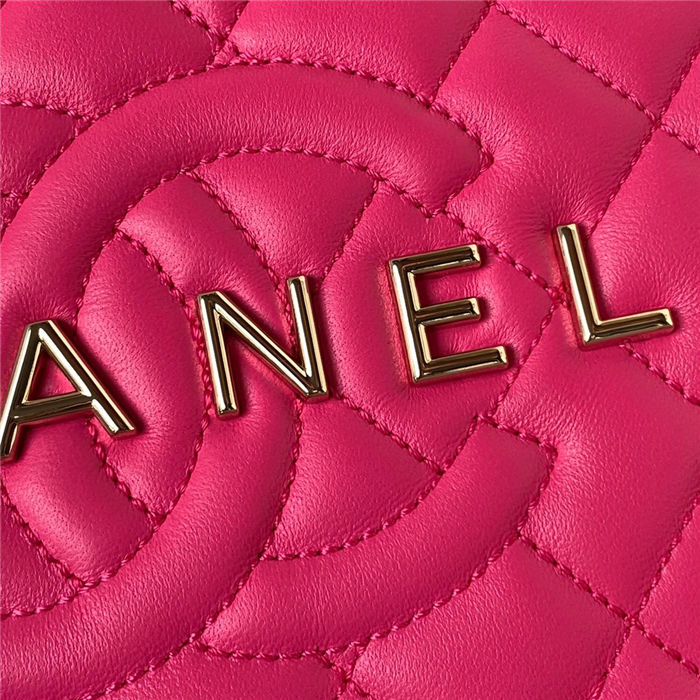 Chanel STAR HANDBAG Lambskin & Gold-Tone Metal AS4579 Fuchsia A