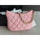 HOBO HANDBAG AS3562 Lambskin & Gold-Tone Metal Pink High