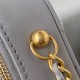 MINI CAMERA CASE Lambskin Gold-Tone Metal Grey AS2463 A