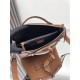 Fendi By The Way Medium Boston bag leather Brown High