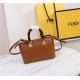 Fendi By The Way Mini Boston bag leather Brown High