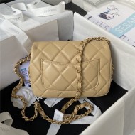 Chanel MINI FLAP BAG Calfskin AS4263 Beige A