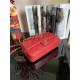 Chanel FLAP BAG AS1354 Lambskin & Gold-Tone Metal Red High