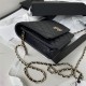 Chanel Wallet on Chain AP2734 Grained Calfskin & Gold-Tone Metal Black A