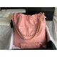 Chanel 22 LARGE HANDBAG Shiny Calfskin & Gold-Tone Metal AS3262 Coral High