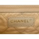 Chanel 22 LARGE HANDBAG Shiny Calfskin & Gold-Tone Metal AS3262 White High