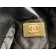 Chanel 22 LARGE HANDBAG Shiny Calfskin & Gold-Tone Metal AS3262 Black High