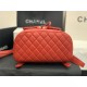 Chanel Large Backpack Lambskin 91122 Gold-Metal Red High