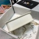 Chanel SMALL FLAP BAG Calfskin & Gold-Tone Metal AS2649 White High