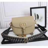 LARGE Dior BOBBY BAG Grained Calfskin Beige High