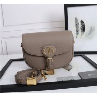 MEDIUM Dior BOBBY BAG Grained Calfskin Taupe High