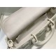 LADY D-JOY BAG MEDIUM Ultramatte Cannage Calfskin High