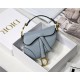 MICRO SADDLE BAG Goatskin Blue High