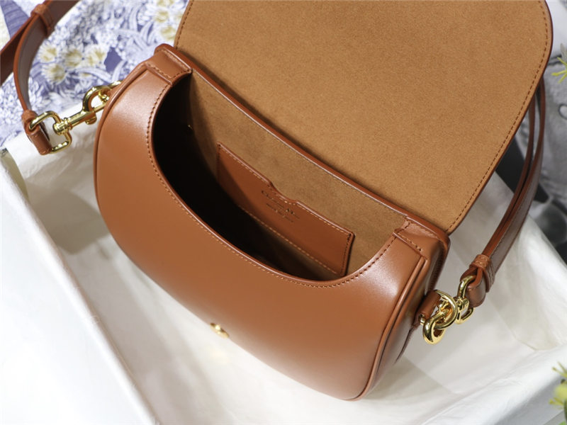 MEDIUM Dior BOBBY BAG Box Calfskin Tan High