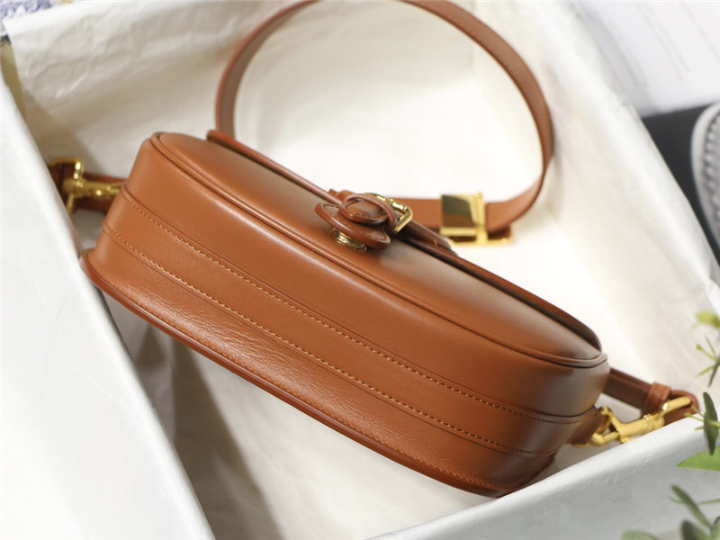 MEDIUM Dior BOBBY BAG Box Calfskin Tan High