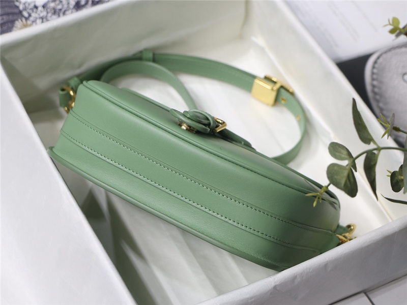 MEDIUM Dior BOBBY BAG Box Calfskin Green High