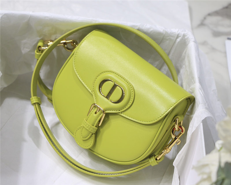 SMALL Dior BOBBY BAG Box Calfskin Lime High