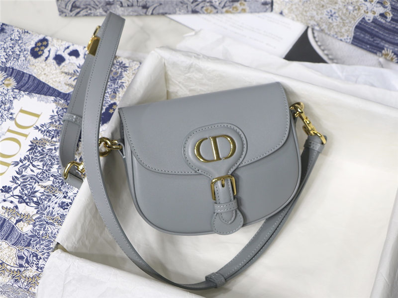 SMALL Dior BOBBY BAG Box Calfskin Dark Grey High