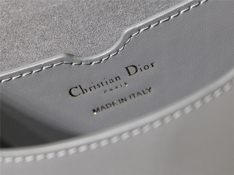 SMALL Dior BOBBY BAG Box Calfskin Dark Grey High