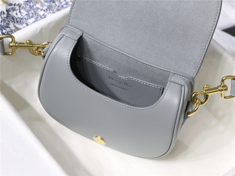 SMALL Dior BOBBY BAG Box Calfskin Dark Grey High