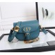 SMALL Dior BOBBY BAG Box Calfskin Steel Blue High