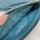 Dior CARO MULTIFUNCTIONAL POUCH Supple Cannage Calfskin Denim Blue High