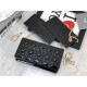 LADY Dior POUCH Patent Cannage Calfskin Black High