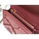 LADY Dior POUCH Patent Cannage Calfskin Wine High