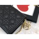 LADY Dior POUCH Cannage Lambskin Black High