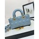 LADY D-JOY BAG SMALL Cannage Lambskin Resin High