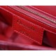 SMALL Dior CARO BAG Supple Cannage Calfskin Red High