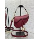 Mini SADDLE BAG Grained Calfskin Wine High