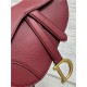 Mini SADDLE BAG Grained Calfskin Wine High