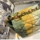 SMALL Dior CARO BAG Denim Green High