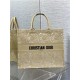 LARGE Dior BOOK TOTE D-Lace Embroidery with Macramé Effect High