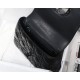 SMALL Dior CARO BAG Crinkled Patent Calfskin Black High