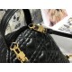 MINI DiorAMOUR Dior BACKPACK Cannage Lambskin with Heart Motif Black High