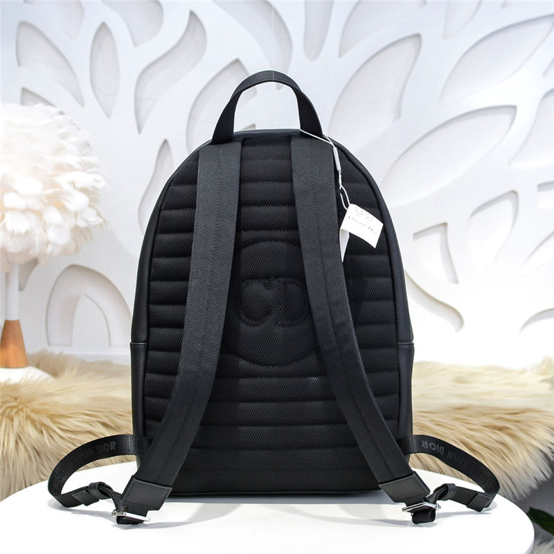 Dior RIDER BACKPACK Grained Calfskin Black High