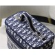 DiorTRAVEL VANITY CASE Dior Oblique Jacquard Blue High