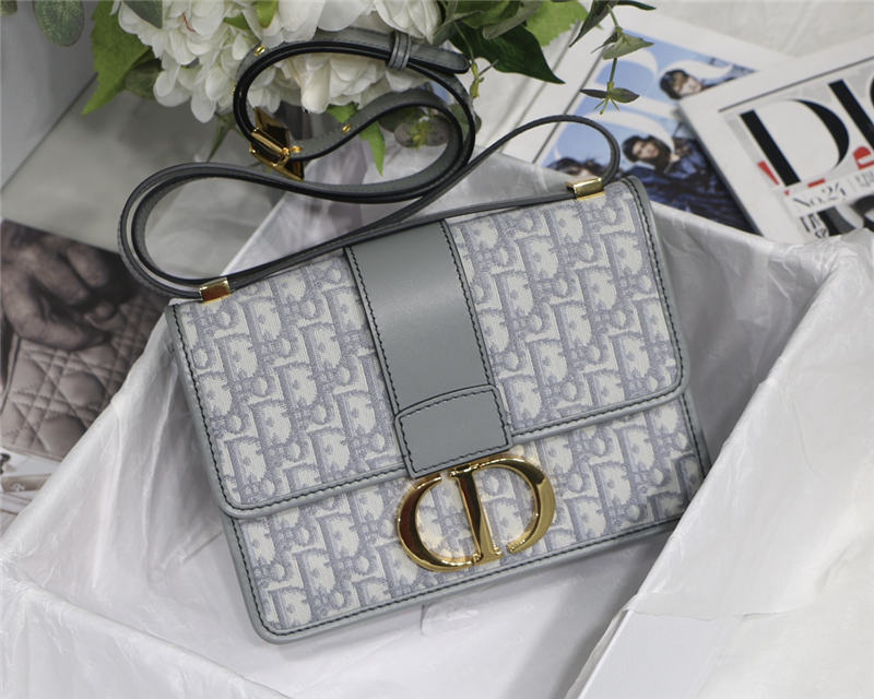 30 MONTAIGNE BAG Dior Oblique Jacquard Grey High