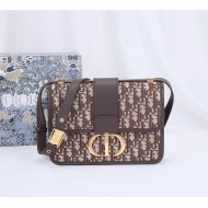 30 MONTAIGNE BAG Dior Oblique Jacquard Brown High