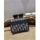 MICRO 30 MONTAIGNE BAG Dior Oblique Jacquard Blue High