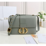 30 MONTAIGNE BAG Calfskin Grey Green High