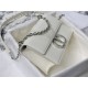 30 MONTAIGNE CHAIN BAG Grained Calfskin White High