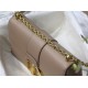 30 MONTAIGNE CHAIN BAG Grained Calfskin Nude High