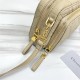 Dior CARO DOUBLE POUCH Supple Cannage Calfskin Beige High