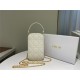 LADY Dior PHONE HOLDER Cannage Lambskin Cream High