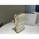 LADY Dior PHONE HOLDER Cannage Lambskin Cream High