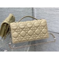 MISS DIOR MINI BAG Cannage Lambskin Beige High